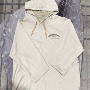 Howler Brothers Off-White Hoodie with Tan Accents
